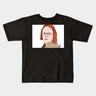 Dwight schrute as Meredith. Kids T-Shirt